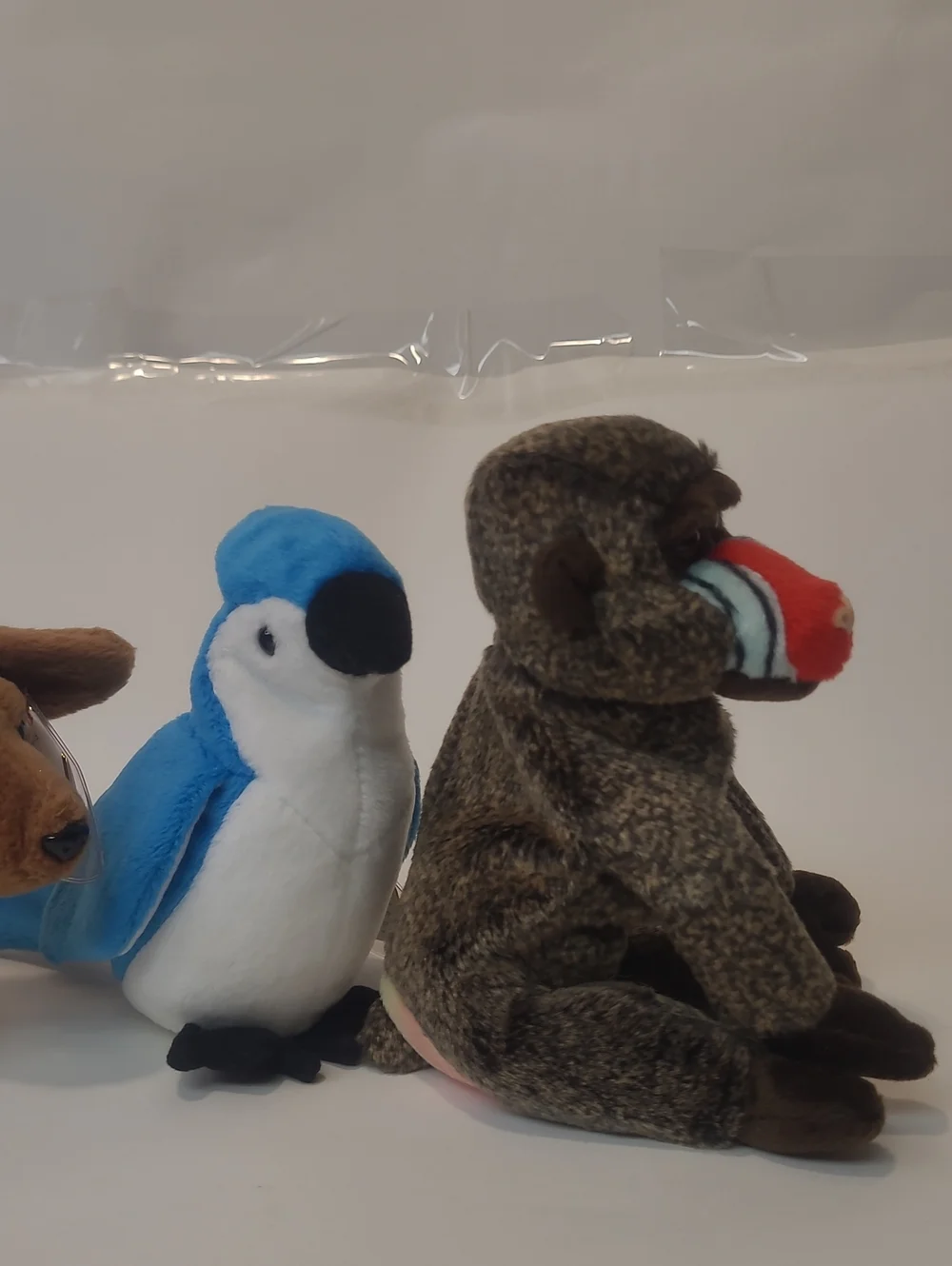 TY Beanie Babies - (4) Cheeks, Hopper, Rocket, and Weenie